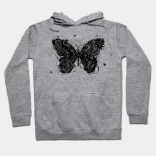 Butterfly No.1 b/w Hoodie